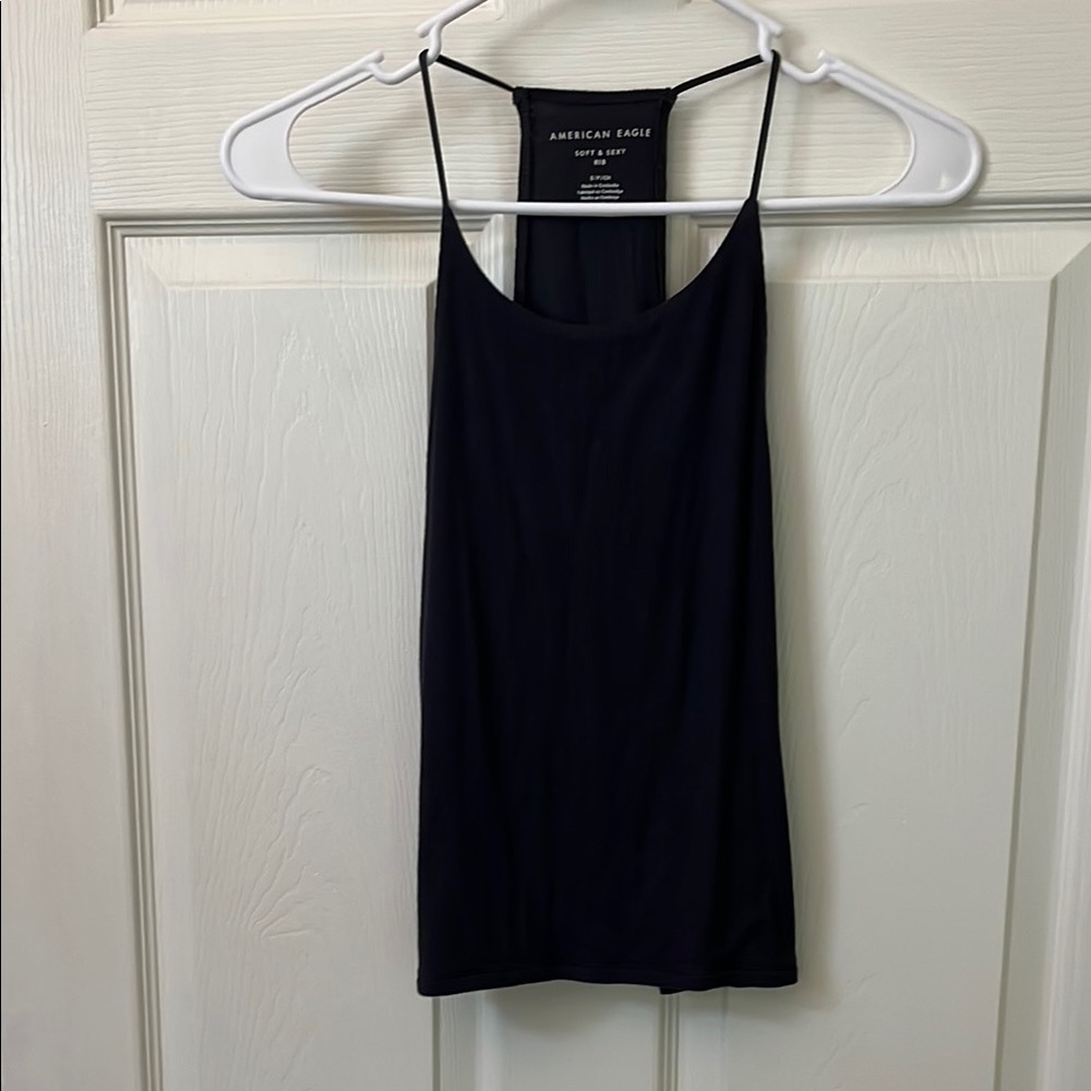 Navy Blue Racerback Tank